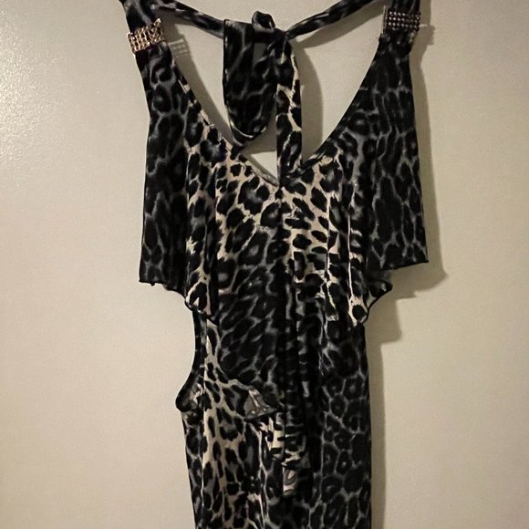 Leopard Print Dress - Picture 1 of 11